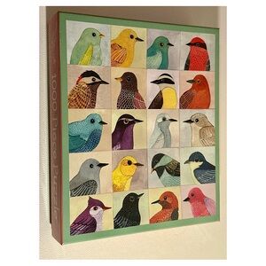 Galison Avian Friends 1000-Piece Jigsaw Puzzle (27” x 20”) Complete